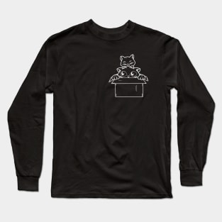 cats in boxes Long Sleeve T-Shirt